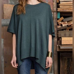 *LAST CHANCE* Lilla P Cotton Modal Poncho - OS